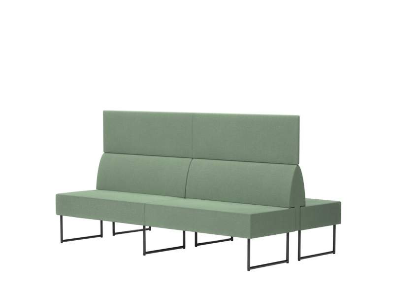 Sofa Lounge modulare Sofa grün Skandiform Nestor High