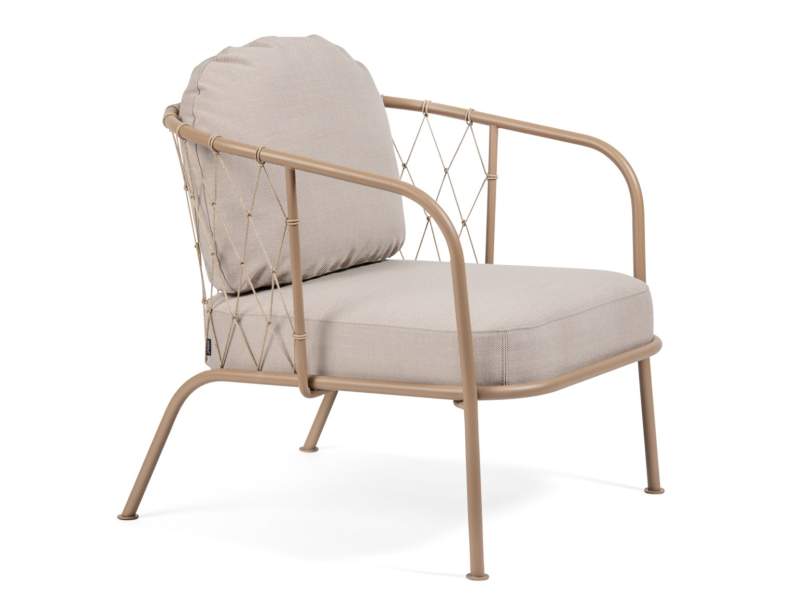 Loungesessel grau Sessel Lounge Materia Yarn