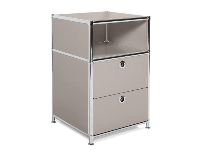 Korpus grau modular System4 Nachttisch Freya