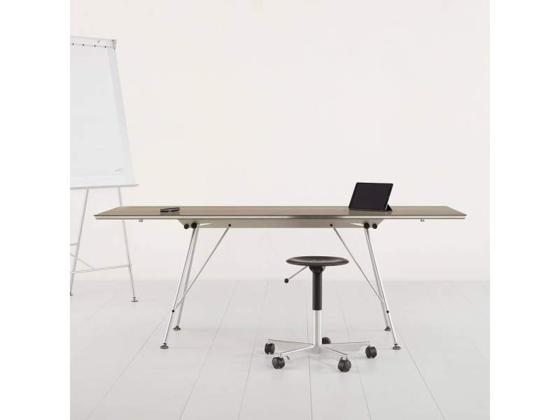 Klapptisch, dünne Tischplatte, leicht, Atelier Alinea, Uniklapptisch