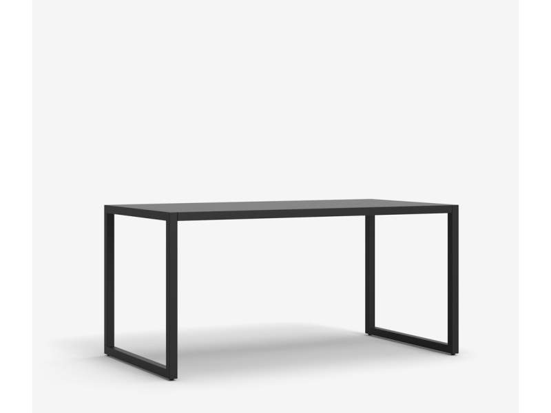 Bürotisch schwarz Schreibtisch Home Office TIsch Schreibtische Büro Arbeitstisch Metall SARA FORMAE Sky
Metallplatte