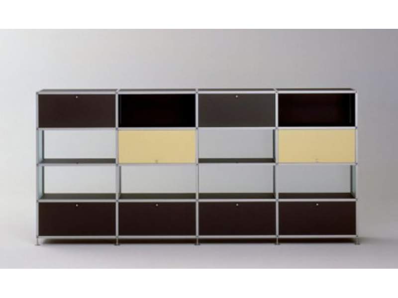 Büromöbel Schränke modular Büroschrank schwarz, AluOffice, Regalsysteme
