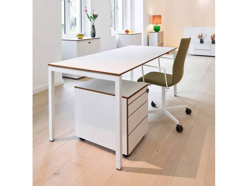 Schreibtisch Metall Chrome Büromöbel Schreibtische Design Planmöbel, m-pur