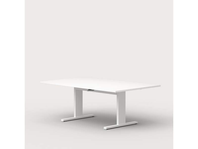 Konferenztische Büro Konferenztisch weiss Büromöbel Leuwico iMOVE-S