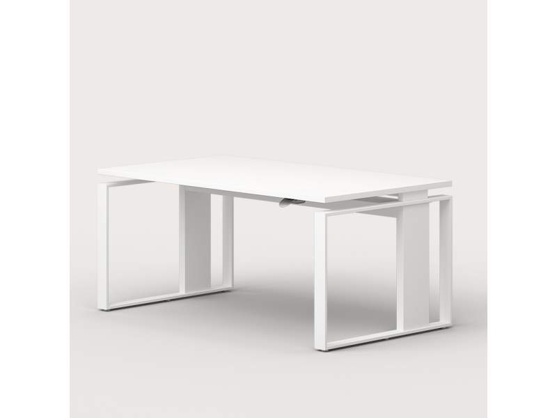 höhenverstellbarer Schreibtisch Büro, Arbeitstisch Büro, Schreibtische Holz, Design Bürotisch, iMOVE-F Sitz-/Stehtische
Handverstellung