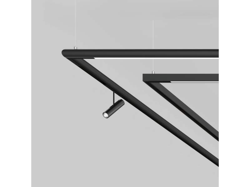 dimmbare Stromschiene Lichtsysteme schwarz Pendelleuchte XAL Move it 10 suspended system