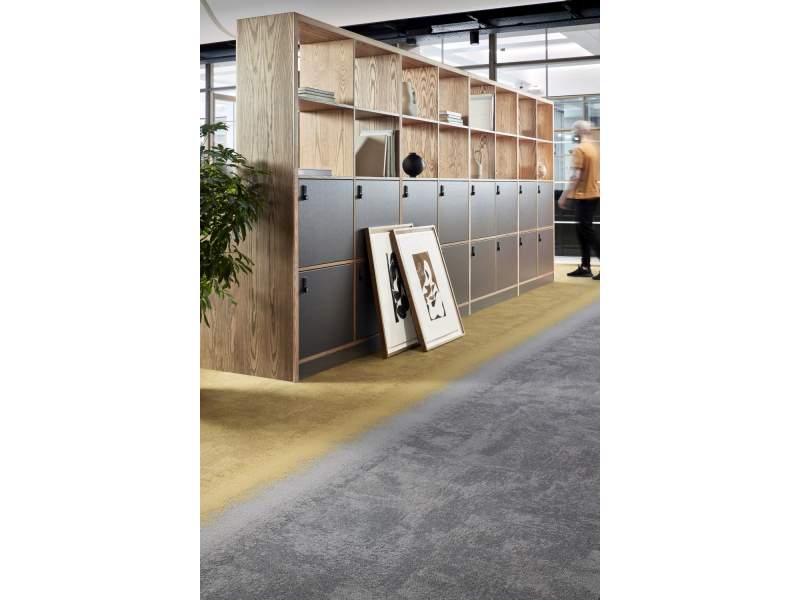 Textiler Bodenbelag Teppichfliesen Interface Connected Ethos 200