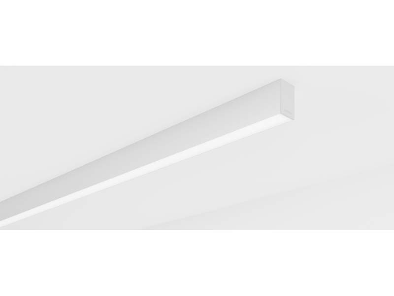 LED Deckeneinbaulampe weiß moderne Bürolampe länglich Lampe, Regent, Slash 2 Deckeneinbauleuchte