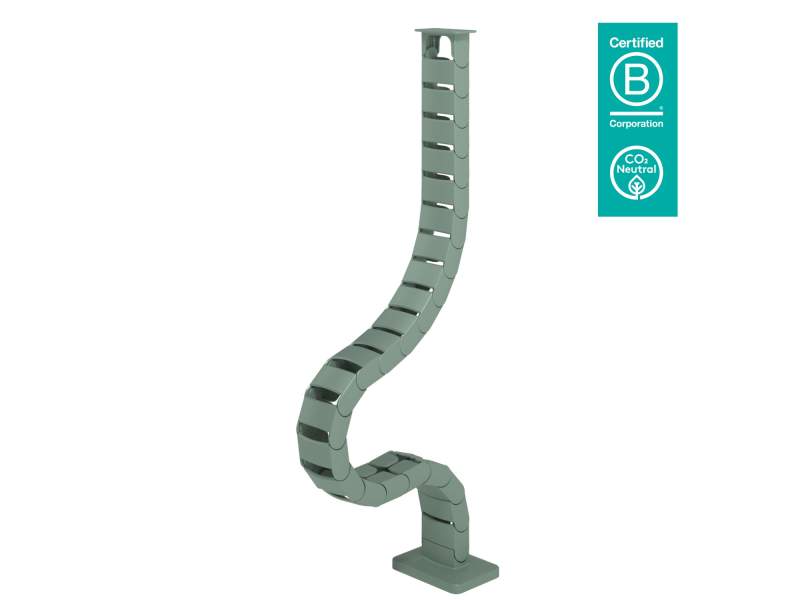 Kabelführungen grün Dataflex Addit Kabelführung Sitz-Steh 130 cm Set – Schreibtisch 469