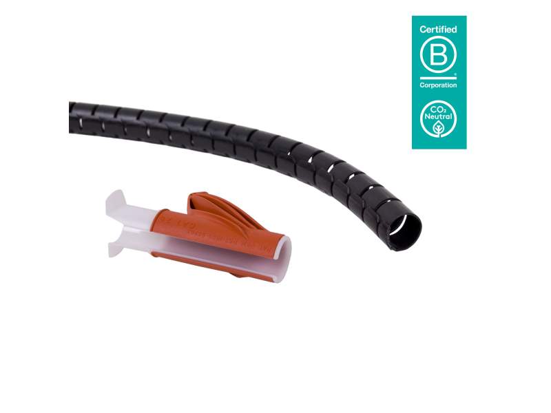Kabelbinder, Cable Manager, Kabelhalter, Kabelclips, Kabelschutz Dataflex Addit Kabelschlucker ø25 mm/3 m + Einzugshilfe 783