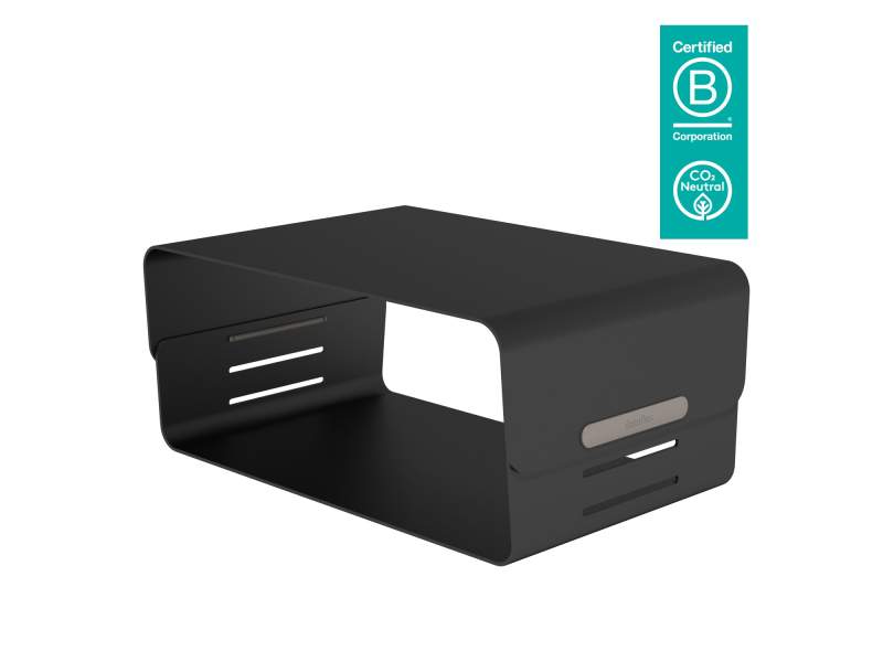 Notebookerhöhung, Monitorständer schwarz Dataflex Addit Bento® Monitorerhöhung - verstellbar 123