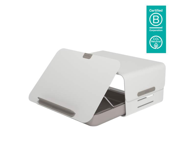 Notebookständer, Monitorständer, Tabletständer, In-line-Dokumentenhalter, Notebookerhöhung , Agile Working Dataflex Addit Bento® ergonomisches Schreibtischset 220