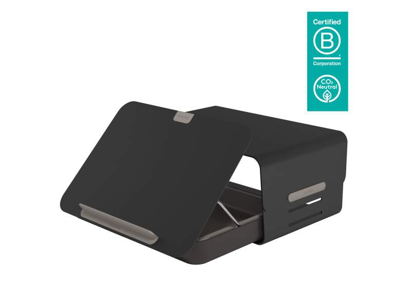 Notebookständer, Monitorständer, Tabletständer, In-line-Dokumentenhalter, Notebookerhöhung , Agile Working Dataflex Addit Bento® ergonomisches Schreibtischset 223
