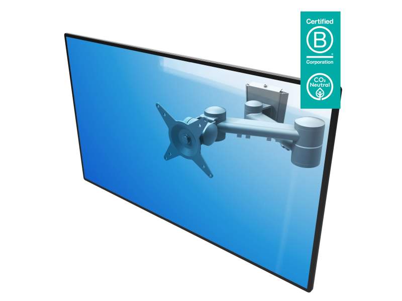 Monitorhalterung, Tischklemme, Kabellochbefestigung, Monitor-Befestigung Dataflex Viewmate Monitorarm - Schreibtisch 042