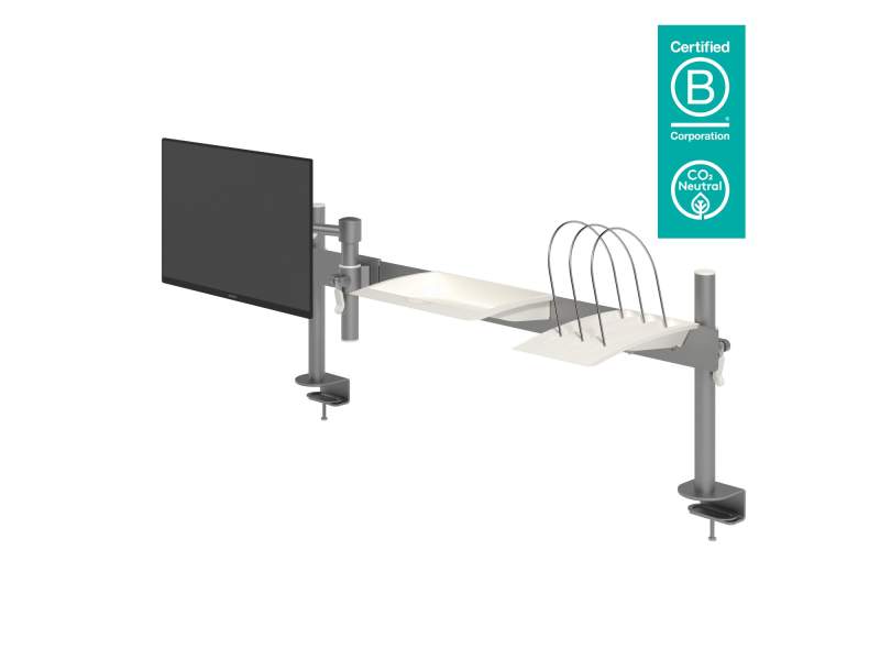 Monitorbefestigung, Monitorhalterung Dataflex Viewmate Schienensystem - Schreibtisch 112