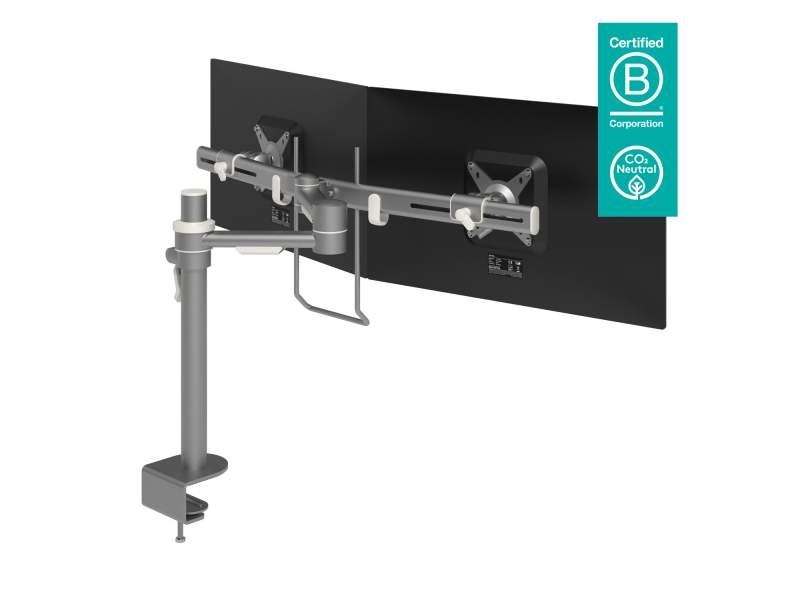 Monitorhalterung, Tischklemme, Kabellochbefestigung, Monitor-Befestigung Dataflex Viewmate Monitorarm - Schreibtisch 602