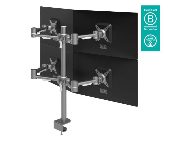 Monitorhalterung, Tischklemme, Kabellochbefestigung, Monitor-Befestigung Dataflex Viewmate Monitorarm - Schreibtisch 622
