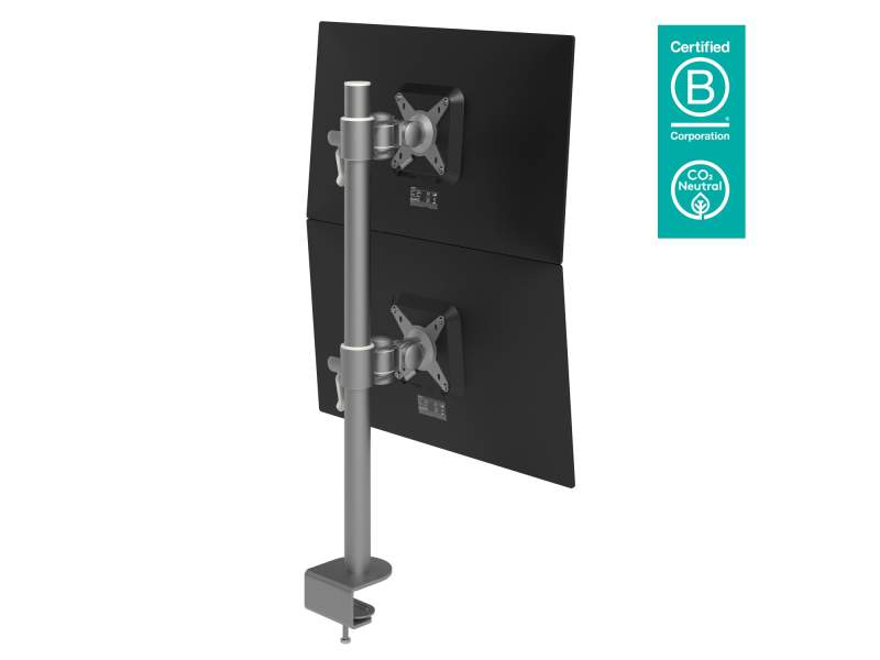 Dataflex Monitorhalterung, Tischklemme, Kabellochbefestigung, Monitor-Befestigung Viewmate Monitorarm - Schreibtisch 672