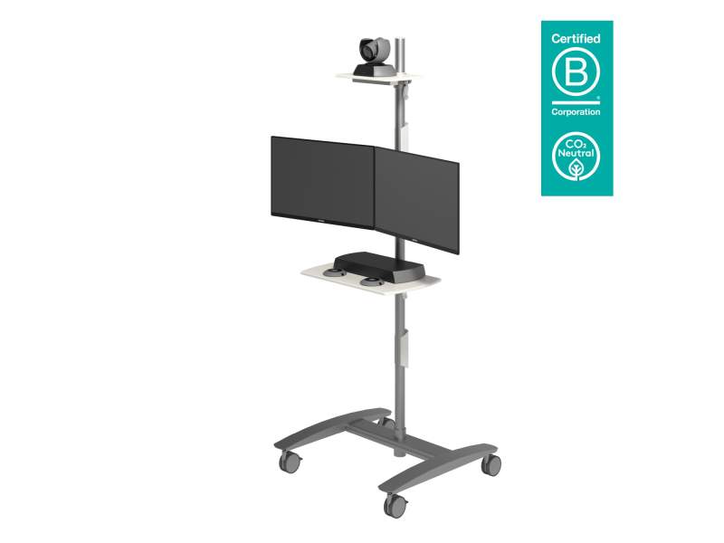 Konferenz Trolley Monitorarm Dataflex Viewmate Workstation - Fußboden 722
höhenverstellbar