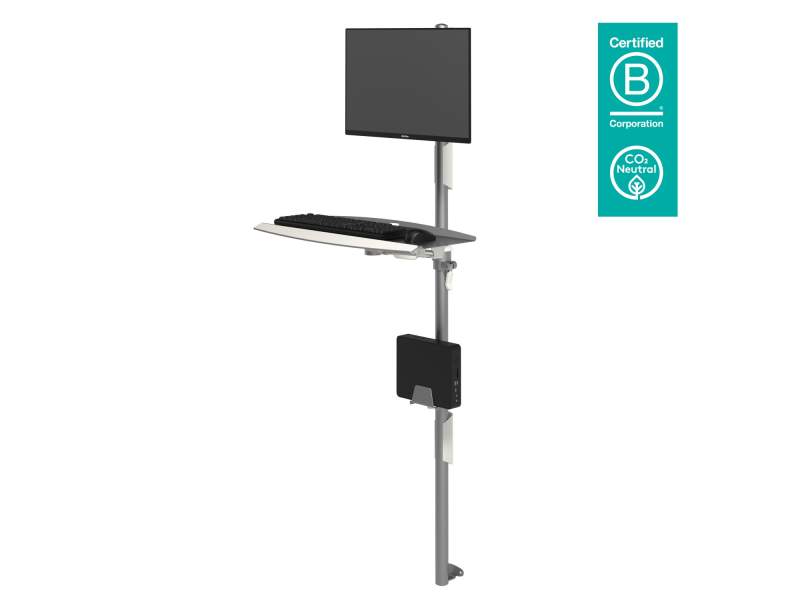 Konferenz Trolley Monitorarm Dataflex Viewmate Workstation - Fußboden 732
höhenverstellbar