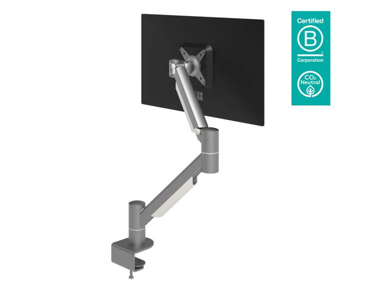 Monitorhalterung, Tischklemme, Kabellochbefestigung, Monitor-Befestigung Dataflex Viewmate plus Monitorarm - Schreibtisch 832