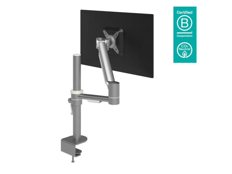 Monitorhalterung, Tischklemme, Kabellochbefestigung, Monitor-Befestigung Dataflex Viewmate plus Monitorarm - Schreibtisch 852