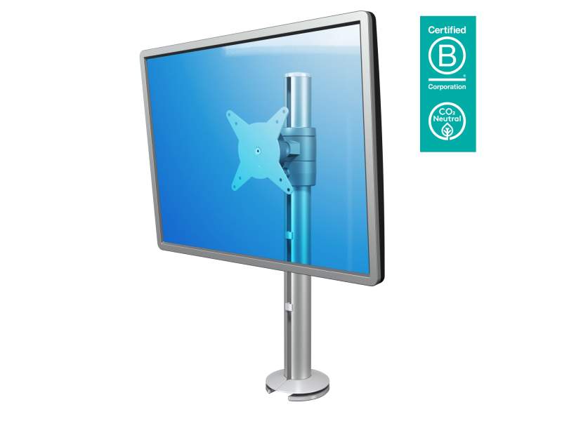 Monitorarm Aluminium Monitorhalterung, Tischklemme, Kabellochbefestigung, Monitor-Befestigung Dataflex Viewlite Monitorarm - Schreibtisch 102