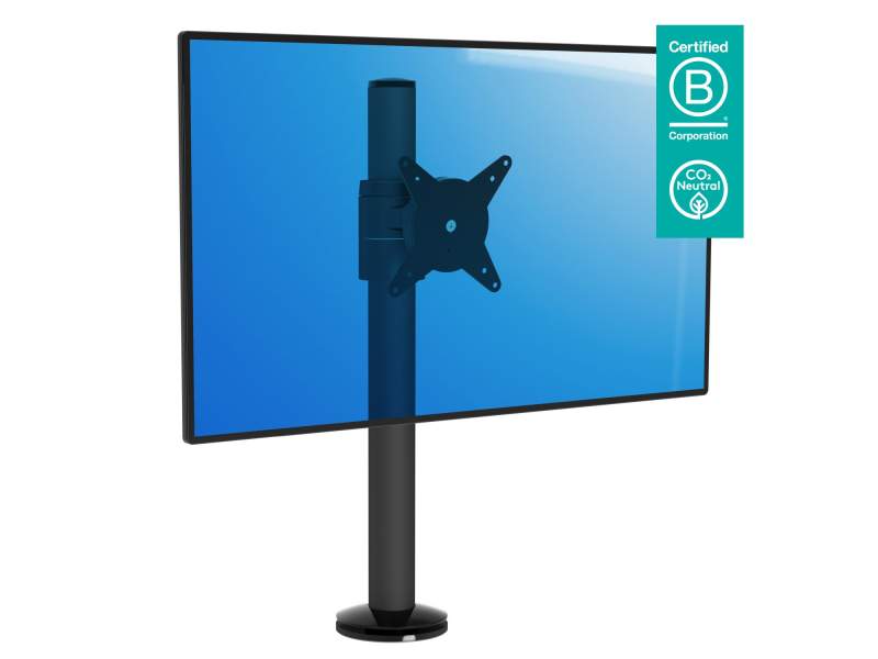 Monitorarm Aluminium Monitorhalterung, Tischklemme, Kabellochbefestigung, Monitor-Befestigung Dataflex Viewlite Monitorarm - Schreibtisch 103