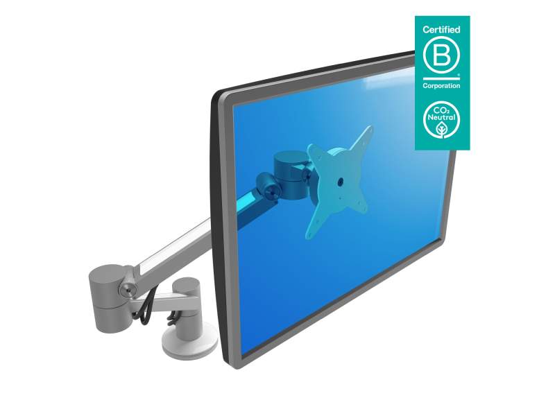 Monitorarm Monitorhalterung, Tischklemme, Kabellochbefestigung, Monitor-Befestigung Dataflex Viewlite plus Monitorarm - Schreibtisch 622