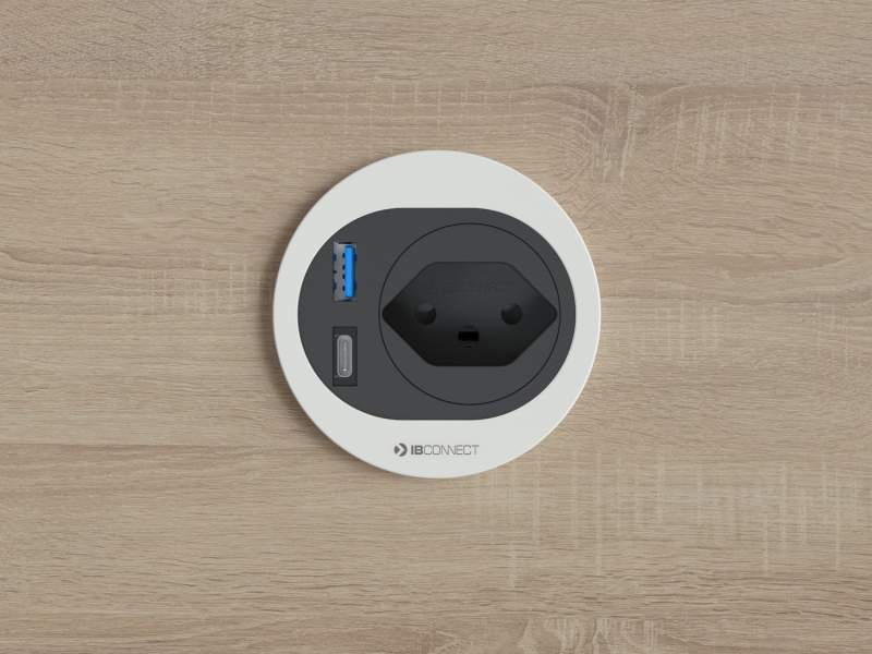 Elektro-Steckdosen weiss IT/EDV-Dosen Max Hauri CONNECT ATOM