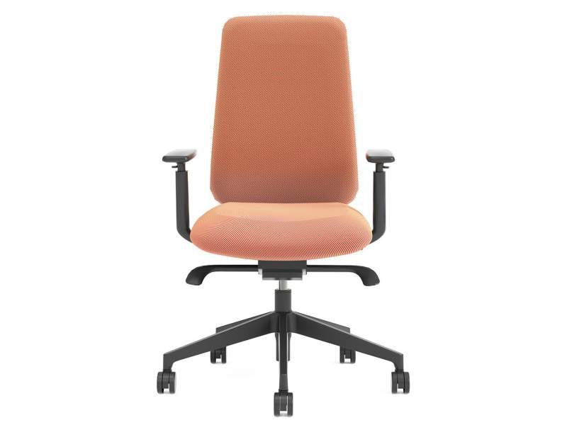 Büro Drehstuhl blau Drehstühle mit Armlehnen Bürostuhl gepolstert Haworth Aloha Active Upholstered Back