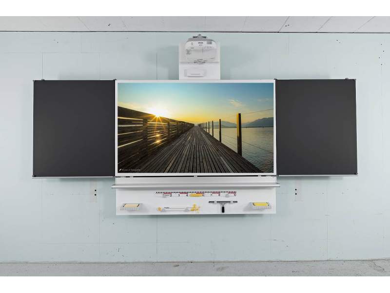 Buchwandtafel Interaktive Boards/Tafeln, Hunziker, Interaktive Tafel  Modell 123PIB