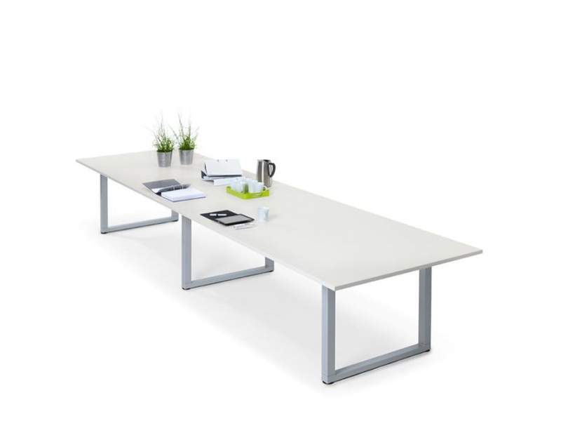 Schreibtisch weiß, Schreibtisch groß, Schreibtisch lang,  Designer Schreibtische, HAWORTH, T_up Bürotisch