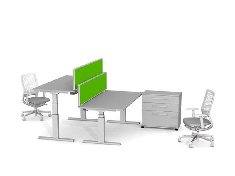 Tisch Trennwände Büro Trennwand Schreibtisch, Zemp, Akustik Aufsatzwand PRO 40