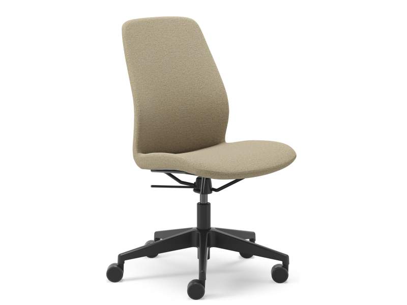 Büro Drehstuhl grau Drehstühle Bürostuhl ohne Armlehnen Kinnarps Siro