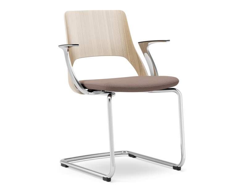 Konferenzstühle Holz Freischwinger Besucherstuhl Büro Besucherstühle Kinnarps, Embrace