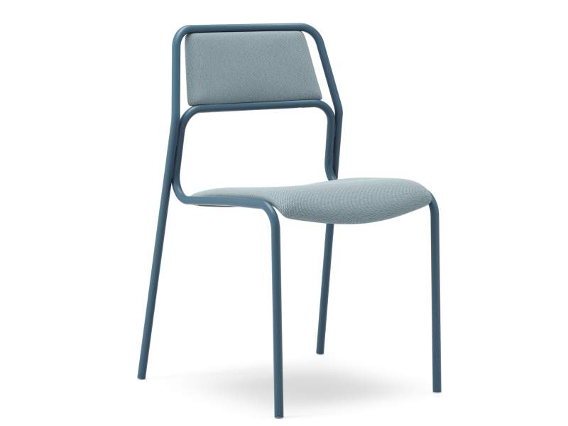 Besucherstuhl blau Besucherstühle Kantinen Stuhl Konferenzstühle, Kinnarps, Jig