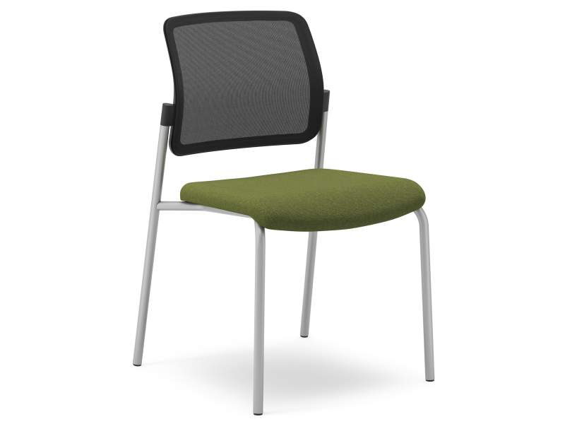 Besucherstuhl grün Besucherstühle Netzgewebe Konferenzstuhl Konferenzstühle Cafeteria Stuhl Drabert Tulio