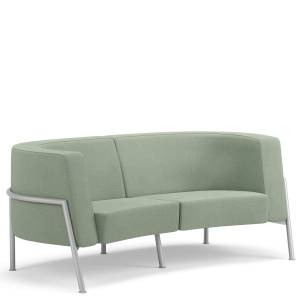 Loungesofa grün Sofa Lounge modulare Sofas Kinnarps Trix