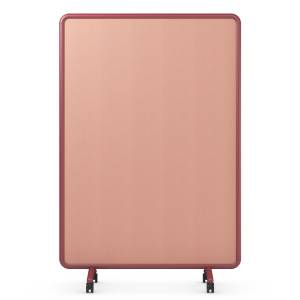 Stoffbezogene Stellwand rosa Stellwände fahrbar mobile Trennwände Büro Sedus se:lab fabric wall