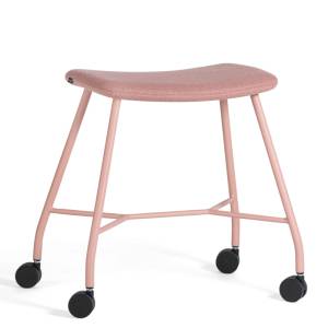 Hocker mit Rollen rosa Polsterhocker, Materia, Motus