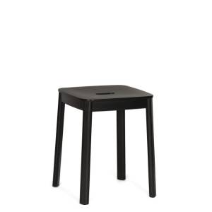 Hocker schwarz Materia Domino