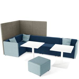 Loungesofa Büro Loungemöbel, König + Neurath, NET.WORK.PLACE SITZELEMENTE