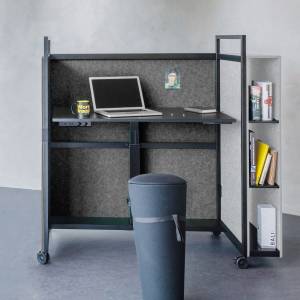 Home Office Schreibtische fahrbar Schreibtisch höhenverstellbar Identi m cart