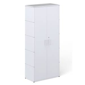 Türschrank weiss Türschreänke Büro Aktenschrank Embru eQ Flügeltürschrank