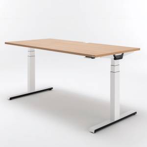 Steh-Sitz-Tisch WINI WINEA STARTUP 2.0 für ergonomisches Arbeiten im Büro