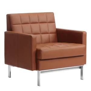 Clubsessel braun Leder Loungesessel Loungemöbel, Coalesse, Millbrae
