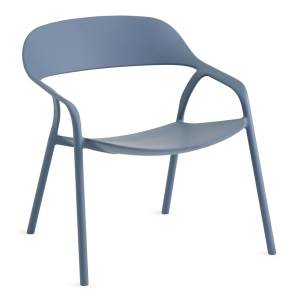 Loungestuhl blau Loungestühle Kunststoff Coalesse LessThanFive Lounge