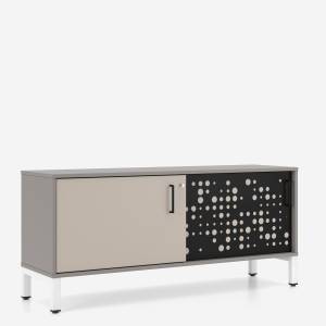 Designer Sideboard grau Büroschrank Büro Stauraum Nowy Styl CS5040 Sideboards