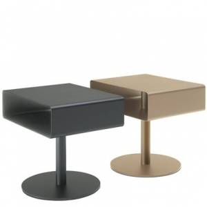 Clubtisch Lista Office LO Plug mit integriertem Ablagefach für Lounge- und Wartebereiche